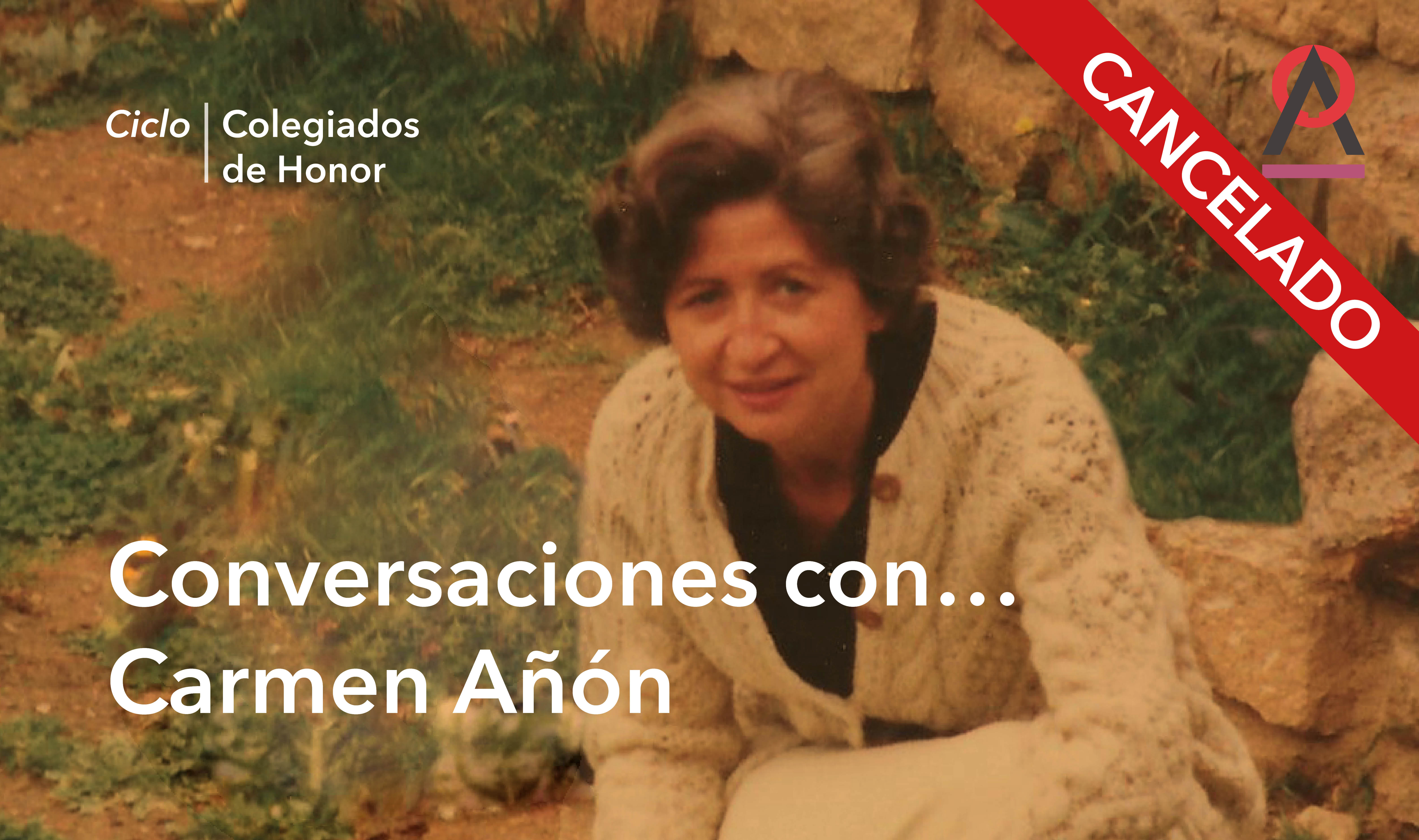 Conversaciones... con Carmen Añón - CANCELADO